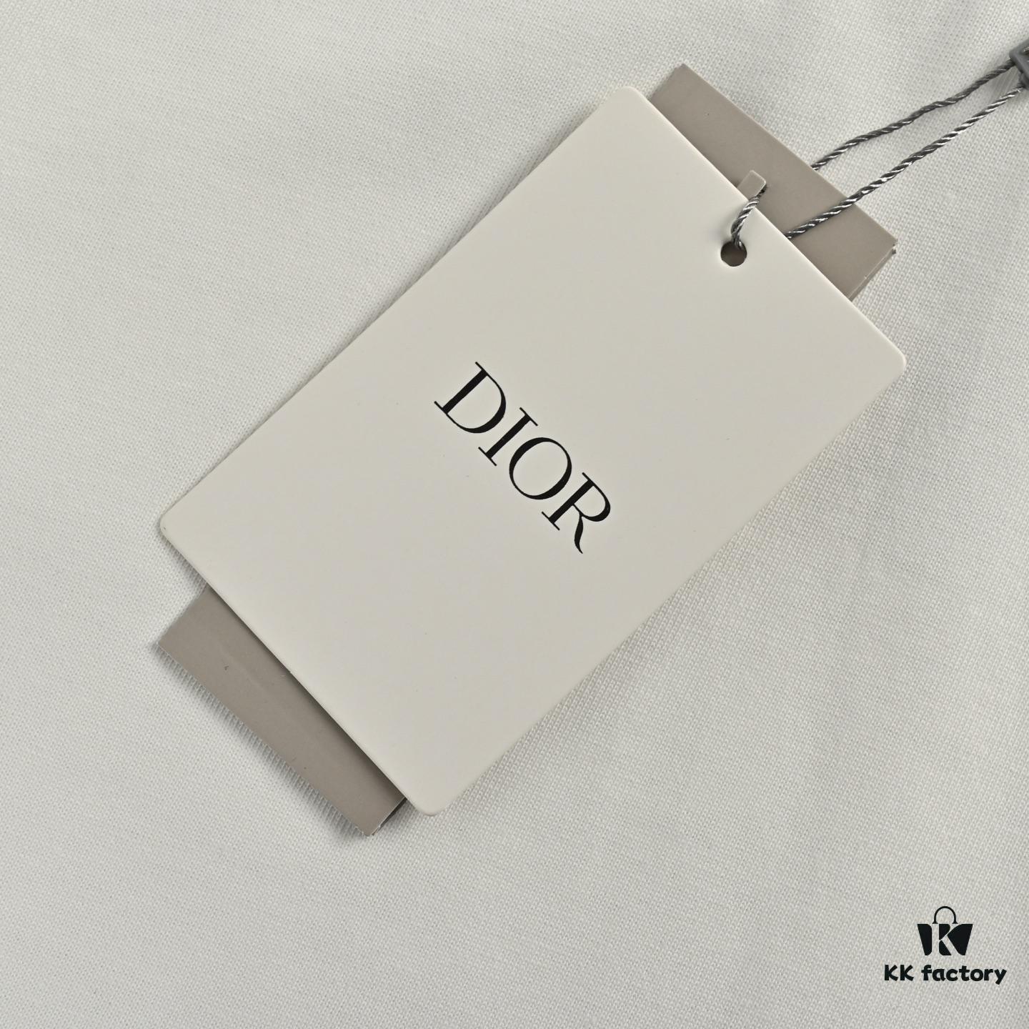 6931a044ccd8ab3d7af9403a Dior 25SS Vintage Jacquard Pocket Short Sleeve T-Shirt