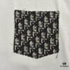 6931a044ccd8ab3d7af9403b Dior 25SS Vintage Jacquard Pocket Short Sleeve T-Shirt