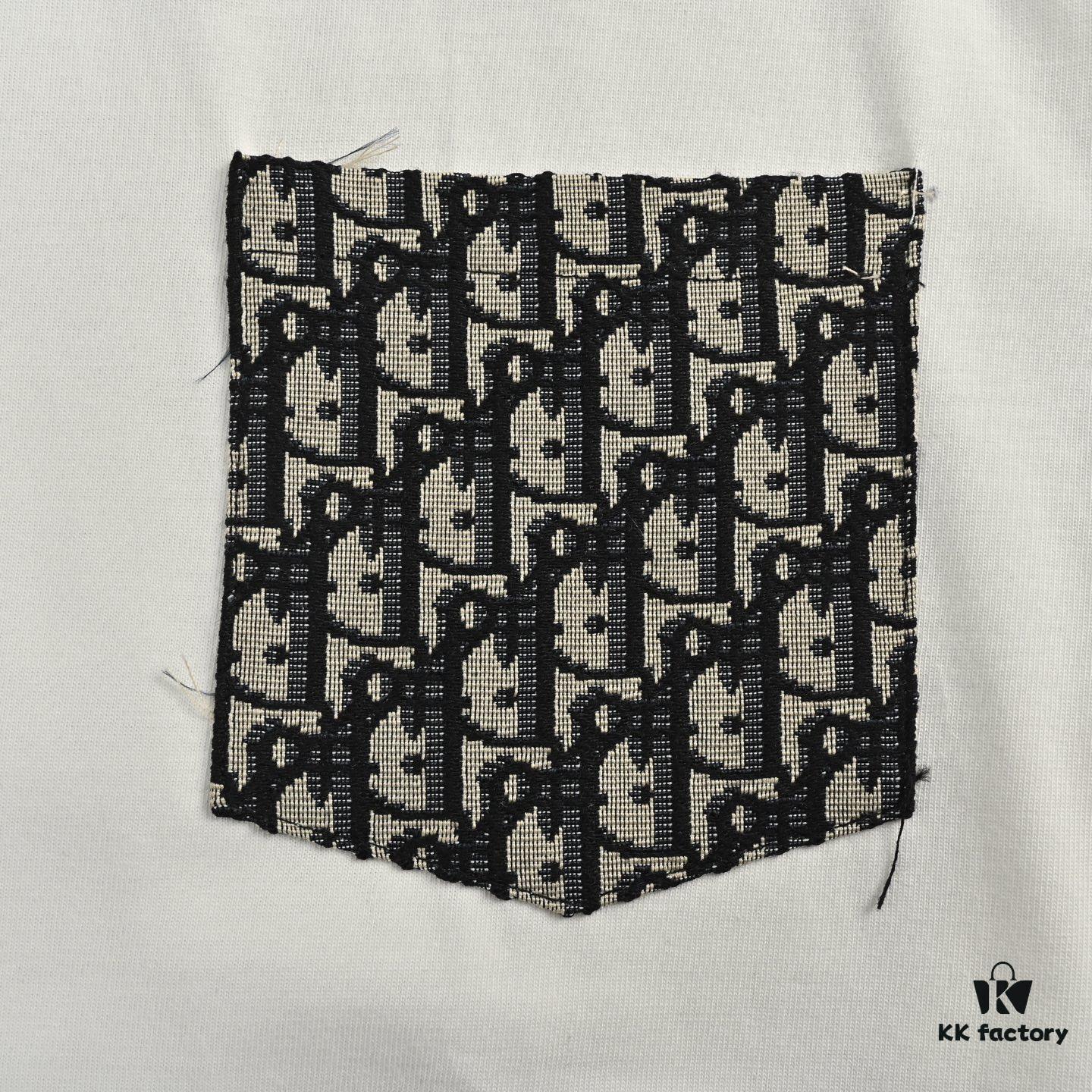 6931a044ccd8ab3d7af9403b Dior 25SS Vintage Jacquard Pocket Short Sleeve T-Shirt