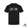 6931a046ccd8ab3d7af9405a Dior 22SS Embroidered Floral Letter Short-Sleeve