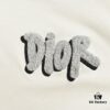 6931a047ccd8ab3d7af94072 Dior Logo Embroidered Short Sleeve T-Shirt with Double-Layer Toothbrush Stitch