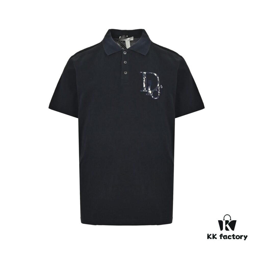 6931a048ccd8ab3d7af94093 Dior 24SS Embroidered Polo Short-Sleeve Shirt