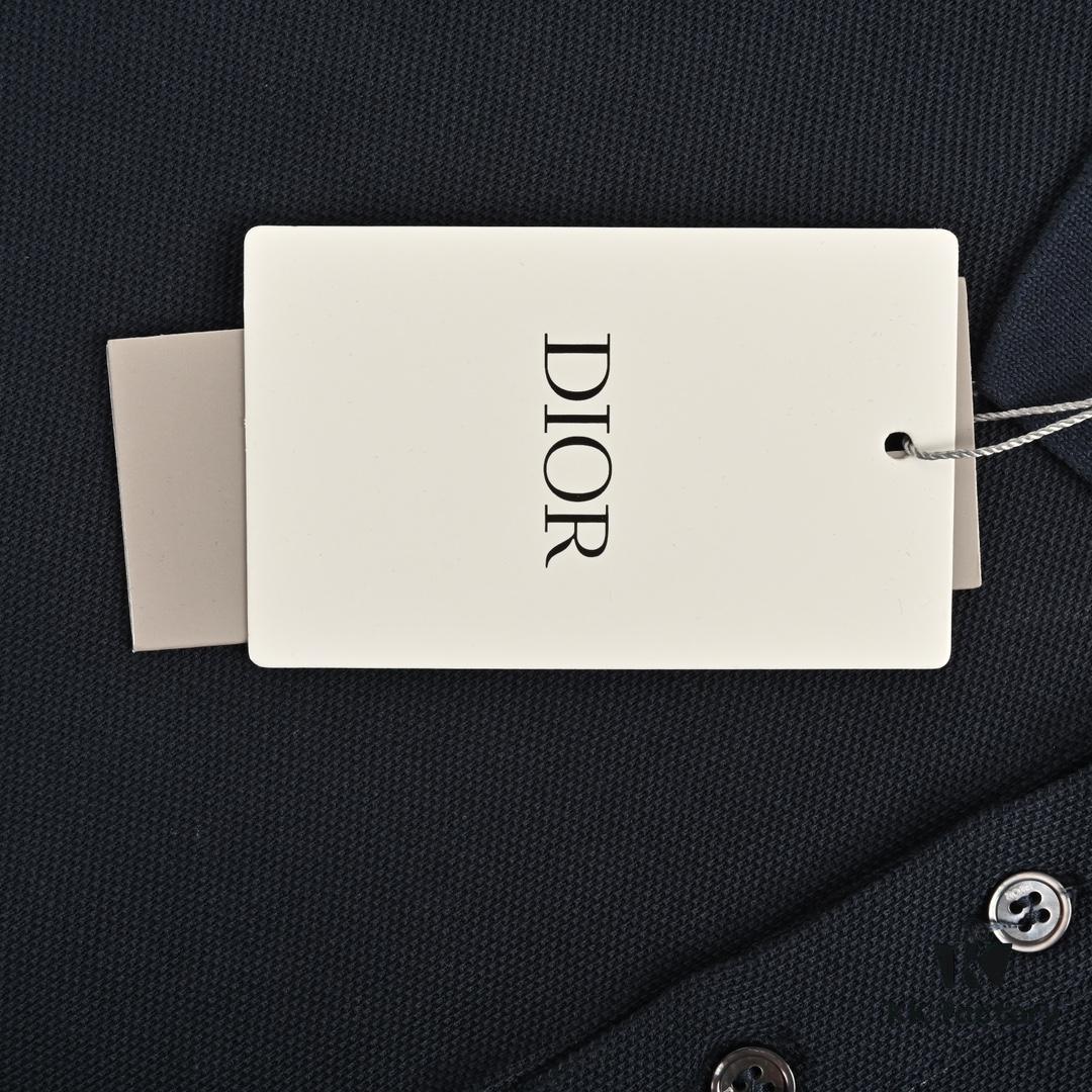 6931a049ccd8ab3d7af94099 Dior 24SS Embroidered Polo Short-Sleeve Shirt