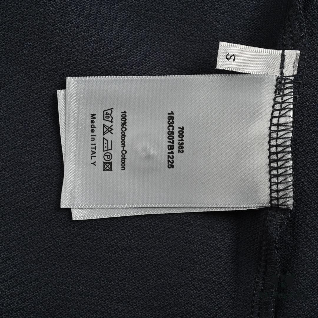 6931a049ccd8ab3d7af9409a Dior 24SS Embroidered Polo Short-Sleeve Shirt