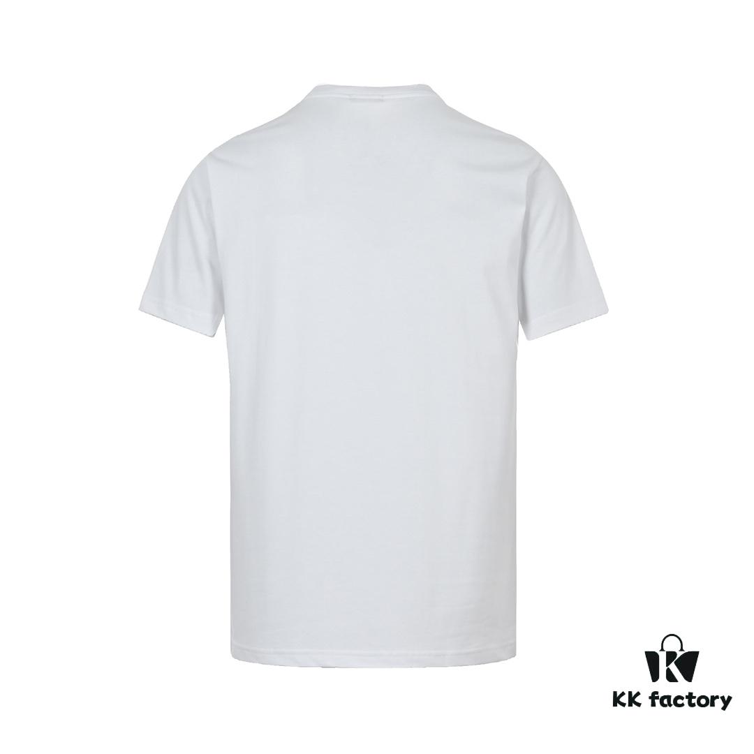 6931a04bccd8ab3d7af940ce Dior 23SS Embroidered Silver Logo Short Sleeve T-Shirt