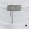 6931a04bccd8ab3d7af940d0 Dior 23SS Embroidered Silver Logo Short Sleeve T-Shirt
