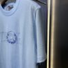 6931a04fccd8ab3d7af94119 DIOR Letter Embroidery Badge Logo Short Sleeve T-Shirt