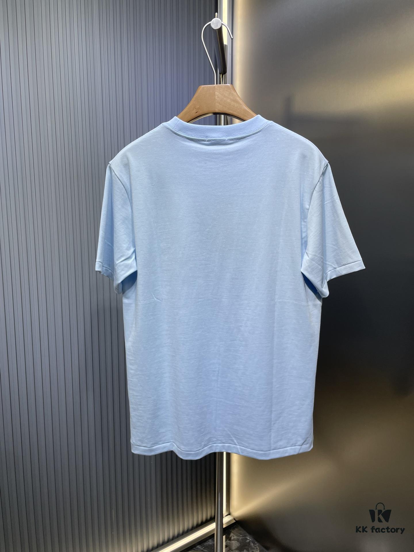 6931a04fccd8ab3d7af9411a DIOR Letter Embroidery Badge Logo Short Sleeve T-Shirt