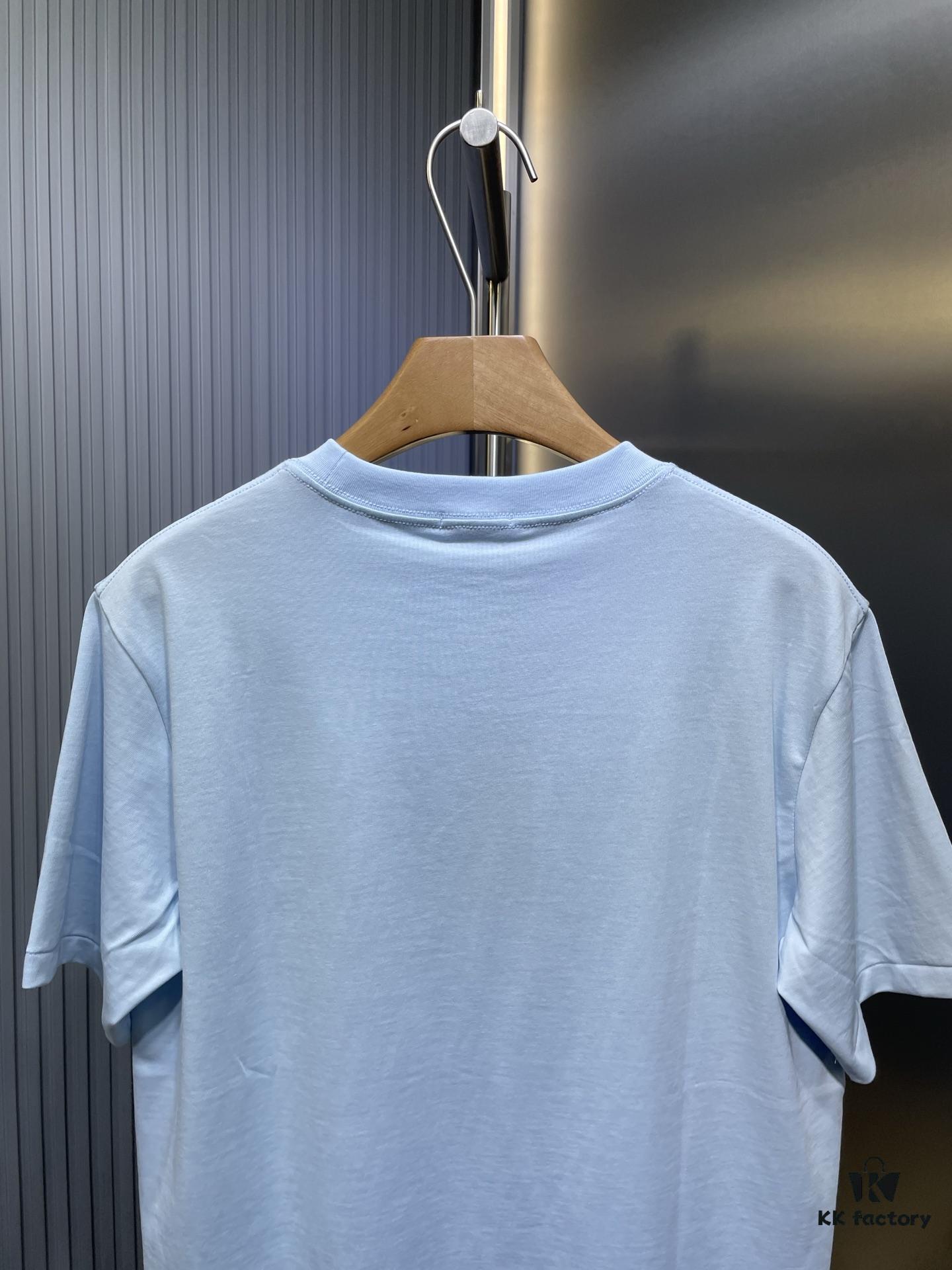 6931a04fccd8ab3d7af9411b DIOR Letter Embroidery Badge Logo Short Sleeve T-Shirt