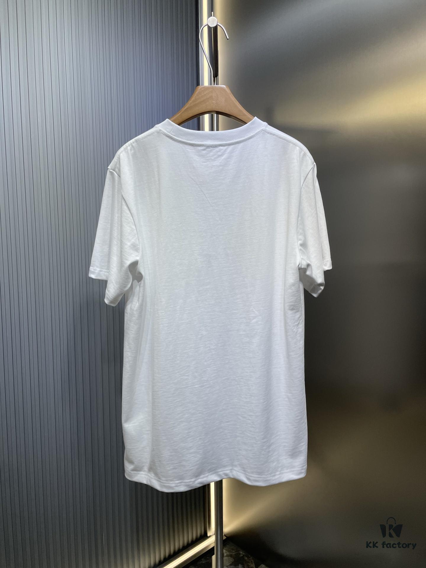 6931a050ccd8ab3d7af94135 Dior Charm Logo Patch Short-Sleeve T-Shirt