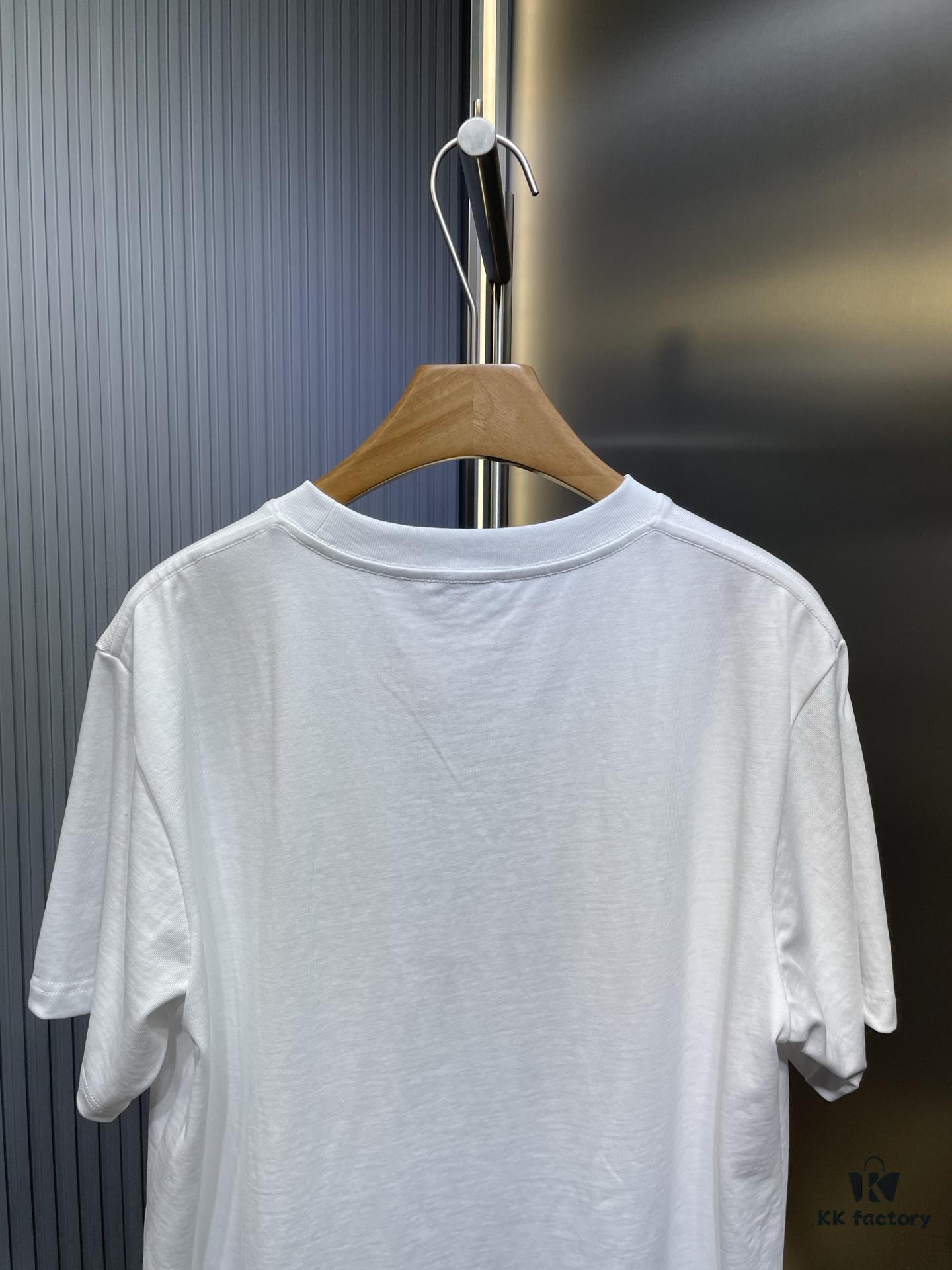 6931a050ccd8ab3d7af94137 Dior Charm Logo Patch Short-Sleeve T-Shirt