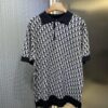 6931a051ccd8ab3d7af9414c Dior Knit Jacquard Polo Shirt