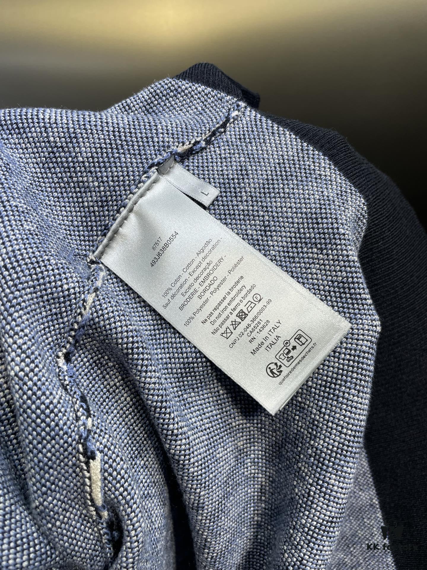 6931a052ccd8ab3d7af94154 Dior Knit Jacquard Polo Shirt