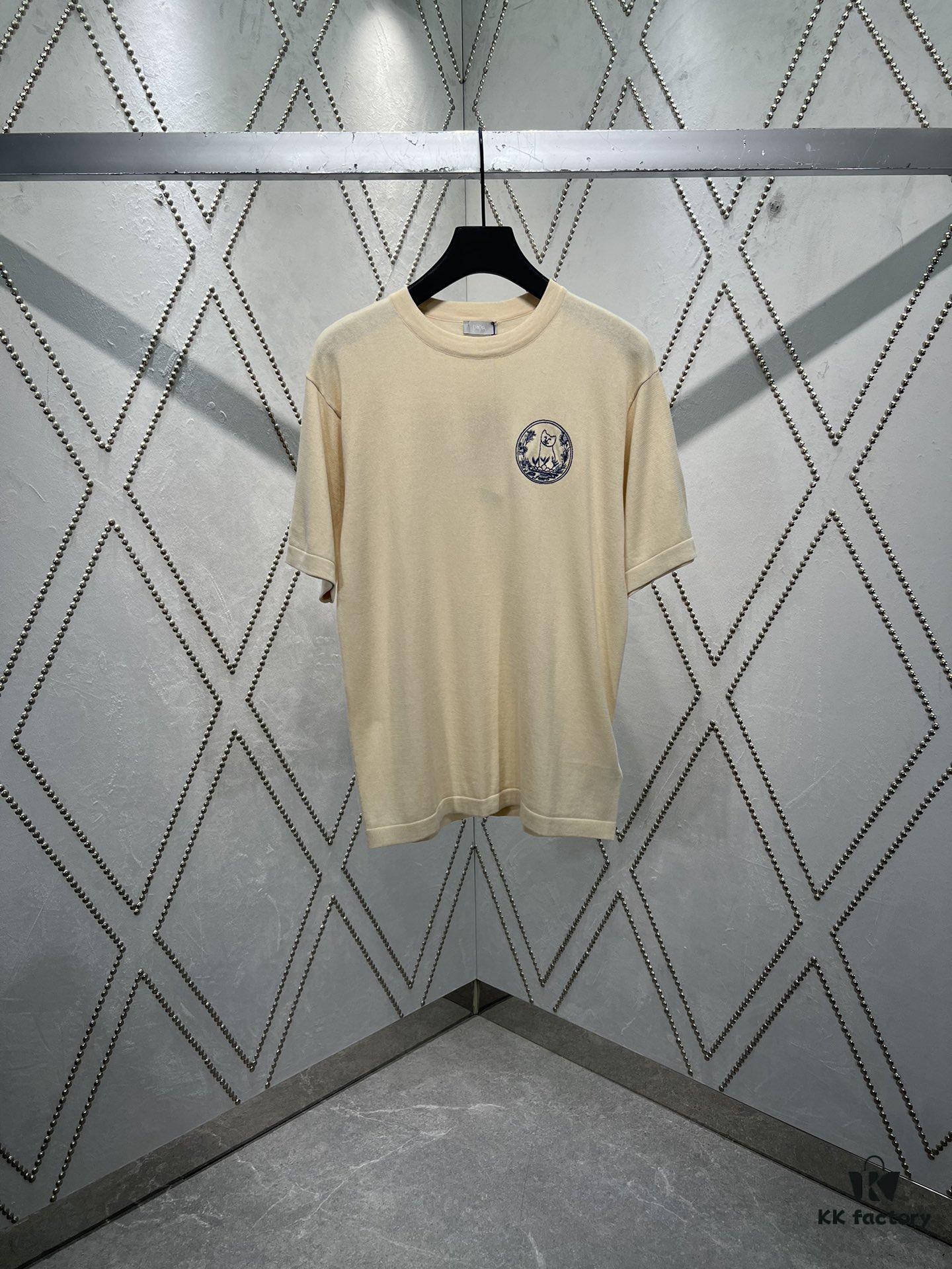 6931a055ccd8ab3d7af94198 Dior 25SS New Arrivals Knit T-Shirt from the DIOR AND HYLTON NEL Collaboration Collection