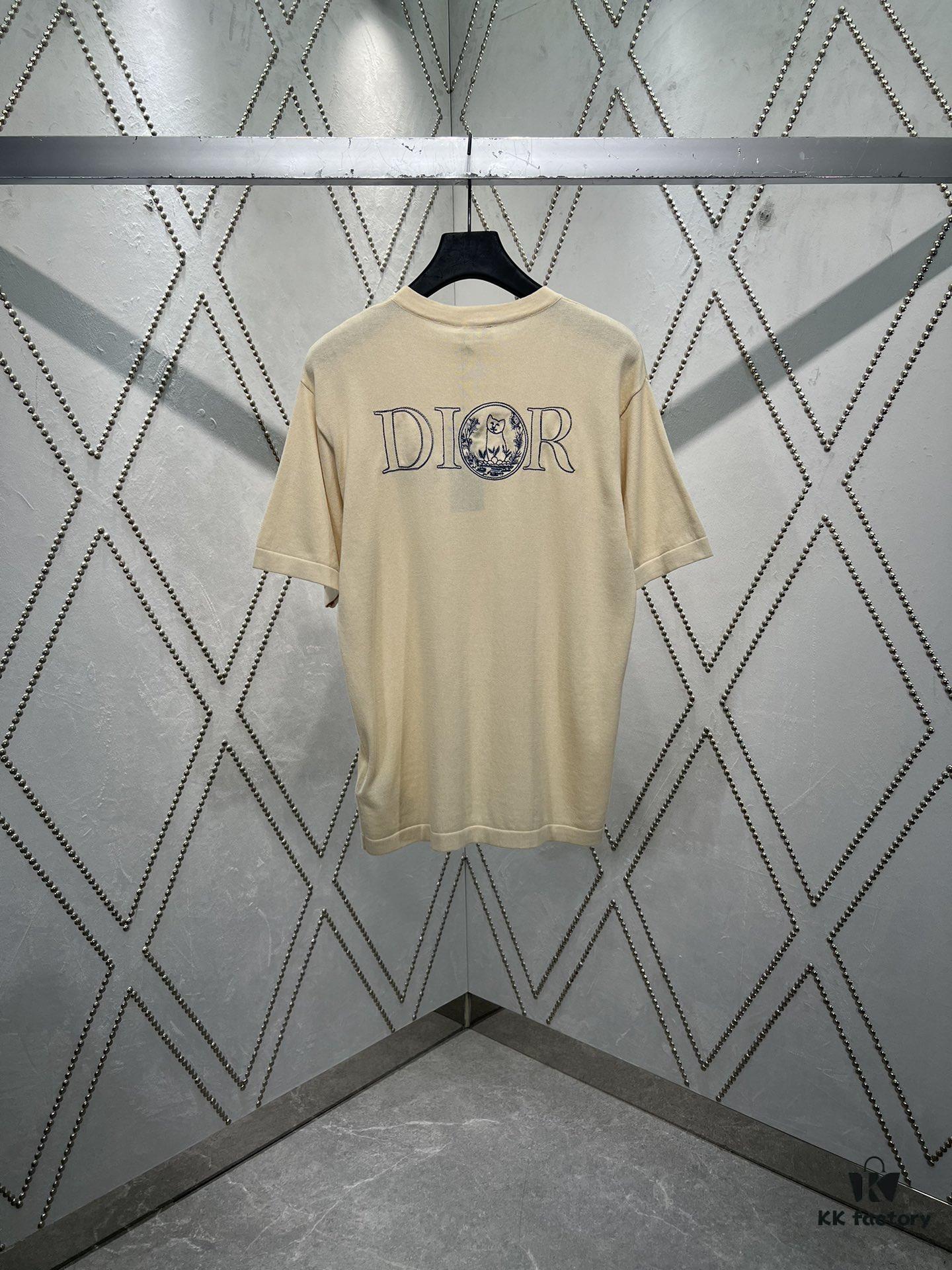 6931a055ccd8ab3d7af94199 Dior 25SS New Arrivals Knit T-Shirt from the DIOR AND HYLTON NEL Collaboration Collection