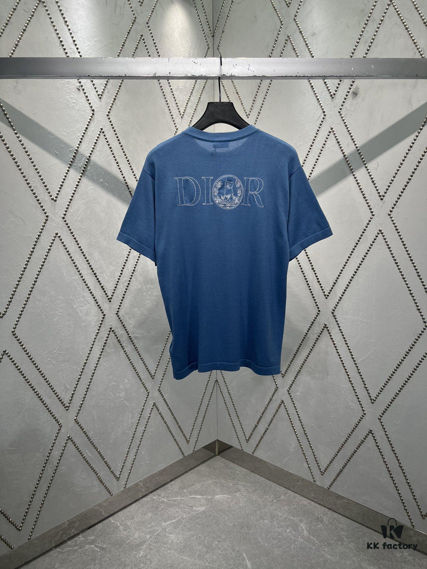 6931a056ccd8ab3d7af941a2 Dior 25SS New Knit T-Shirt from the DIOR AND HYLTON NEL Collaboration Collection