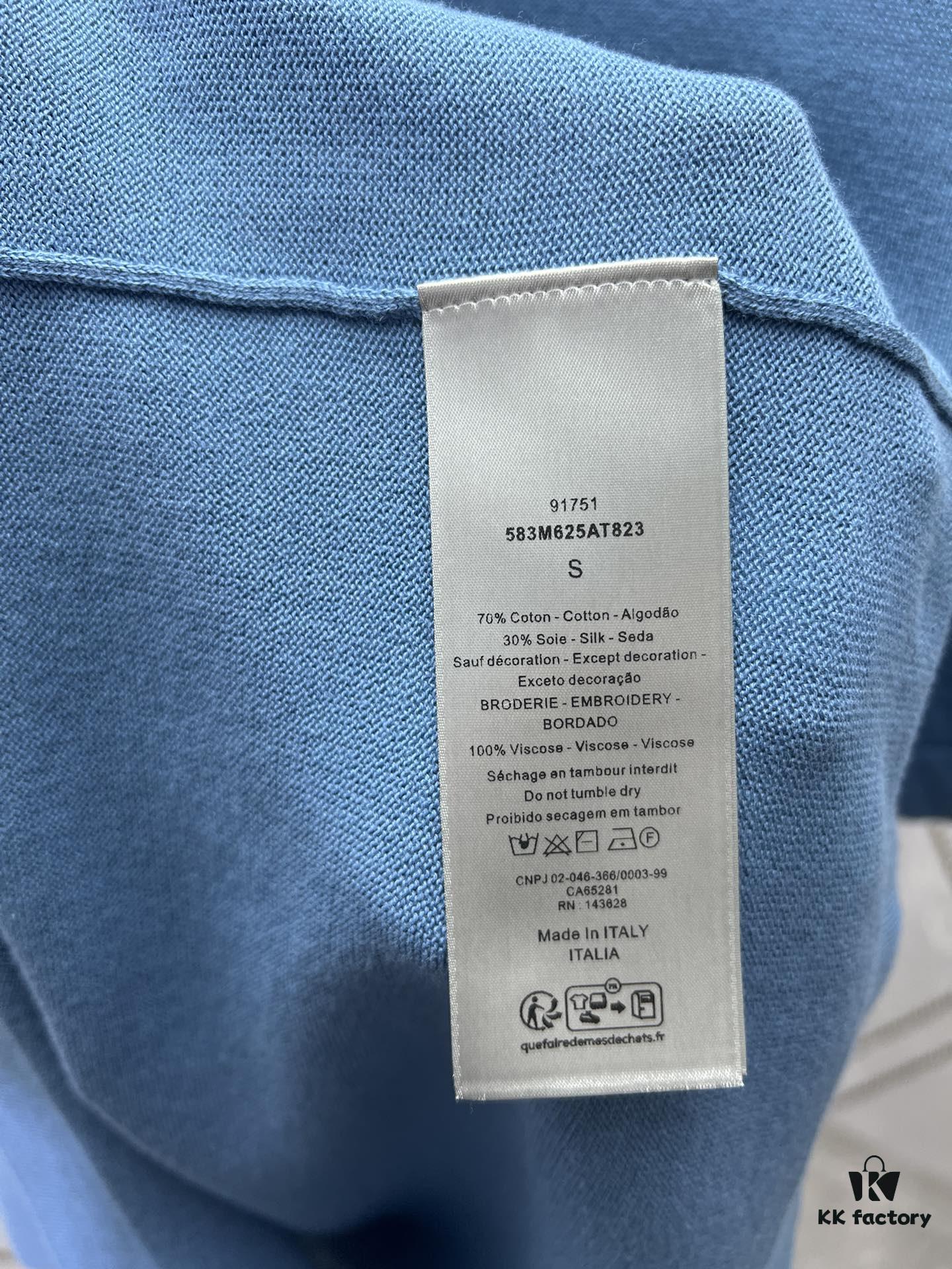 6931a056ccd8ab3d7af941a7 Dior 25SS New Knit T-Shirt from the DIOR AND HYLTON NEL Collaboration Collection