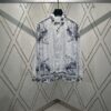 6931a056ccd8ab3d7af941b5 Dior 25SS New Arrival Shirt from the DIOR AND HYLTON NEL Collaboration Collection, Interpreting the Artist's Artistic Vision. Crafted from White Mulberry Silk Twill, Featuring an Oversized Silhouette and Concealed Button Closure. Stylish Design Perfectly Matches Other Pieces from This Limited Series