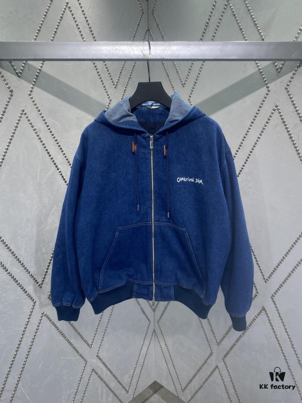 6931a057ccd8ab3d7af941c9 Dior 24SS New Arrival Hooded Jacket with Christian Dior Tag Embroidery, Fashionably Reinterpreting the Iconic Dior Logo