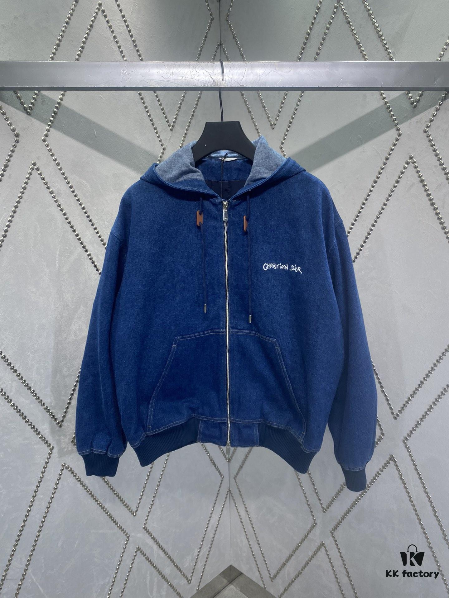 6931a057ccd8ab3d7af941c9 Dior 24SS New Arrival Hooded Jacket with Christian Dior Tag Embroidery, Fashionably Reinterpreting the Iconic Dior Logo