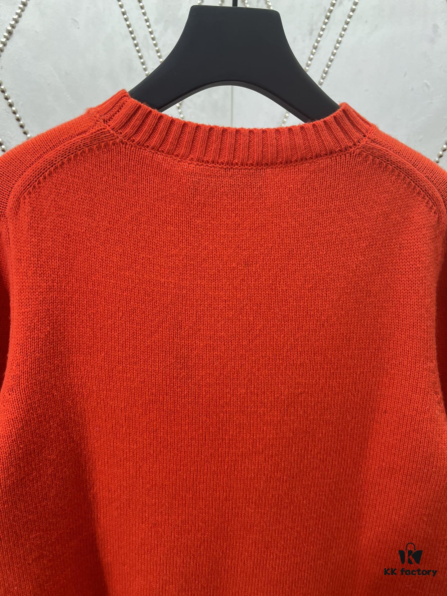 6931a059ccd8ab3d7af941e3 DIOR 25SS New Arrival Knitwear from the DIOR AND KAWS Limited Collection. Crafted from red and burgundy wool knit fabric, one sleeve features the DIOR AND KAWS signature embroidery, reinterpreting the Dior logo with a vibrant serpentine motif. The hem and cuffs feature contrasting details, perfect for pairing with classic jeans or shorts to create a striking look.