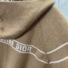 Dior 25SS Classic Best-Selling Reversible Cashmere Hooded Cardigan with Vintage Flower Pattern, High-End Version, Unisex