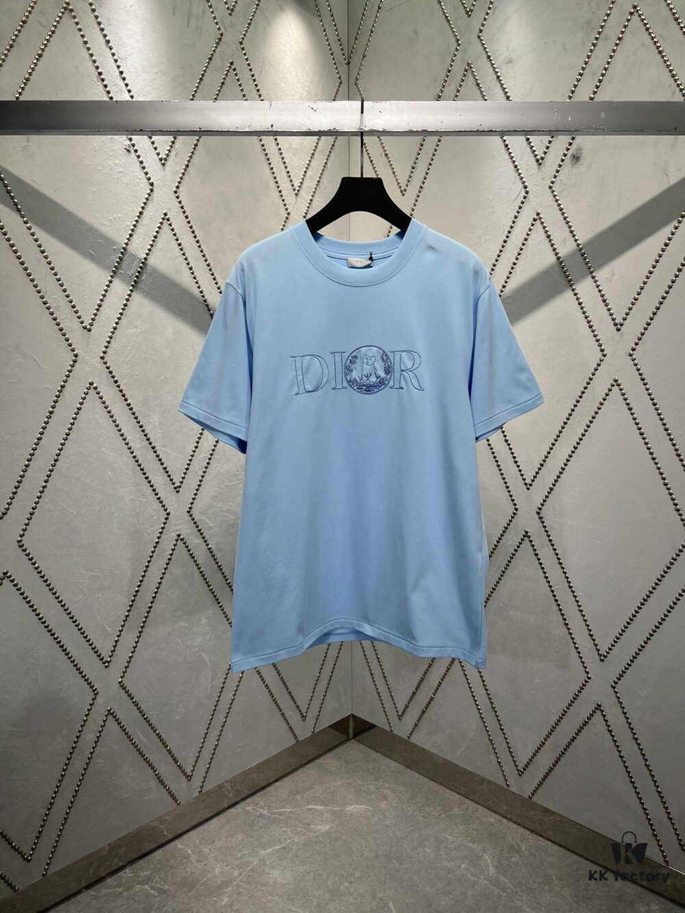 6931a05bccd8ab3d7af94218 Dior 25SS New Arrival T-Shirt Featuring Signature Motif from the Dior and Hylton Nel Collaboration Collection
