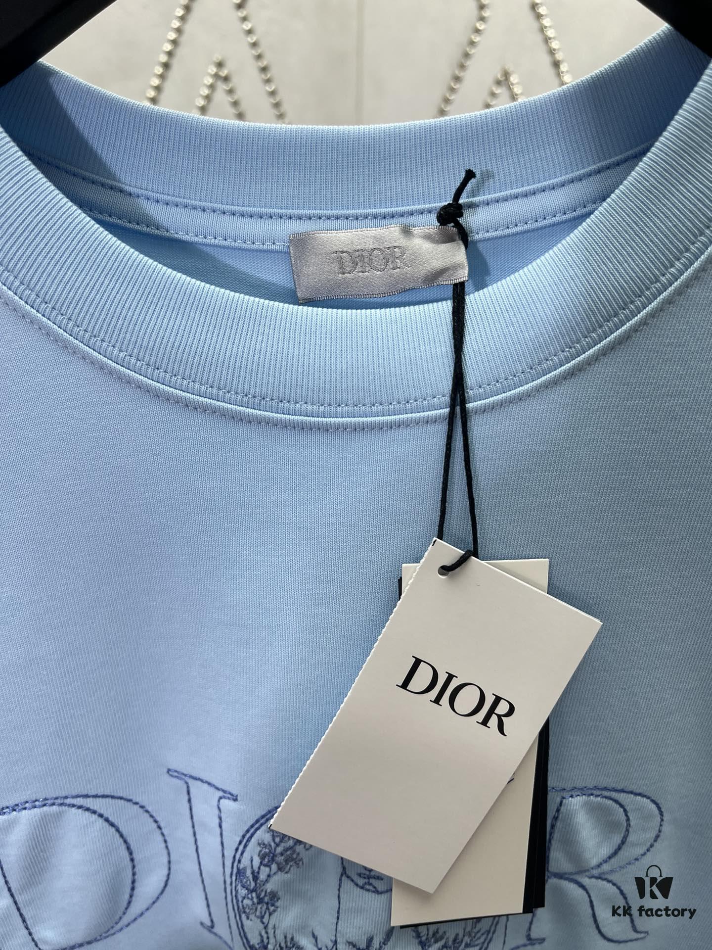 6931a05bccd8ab3d7af9421a Dior 25SS New Arrival T-Shirt Featuring Signature Motif from the Dior and Hylton Nel Collaboration Collection