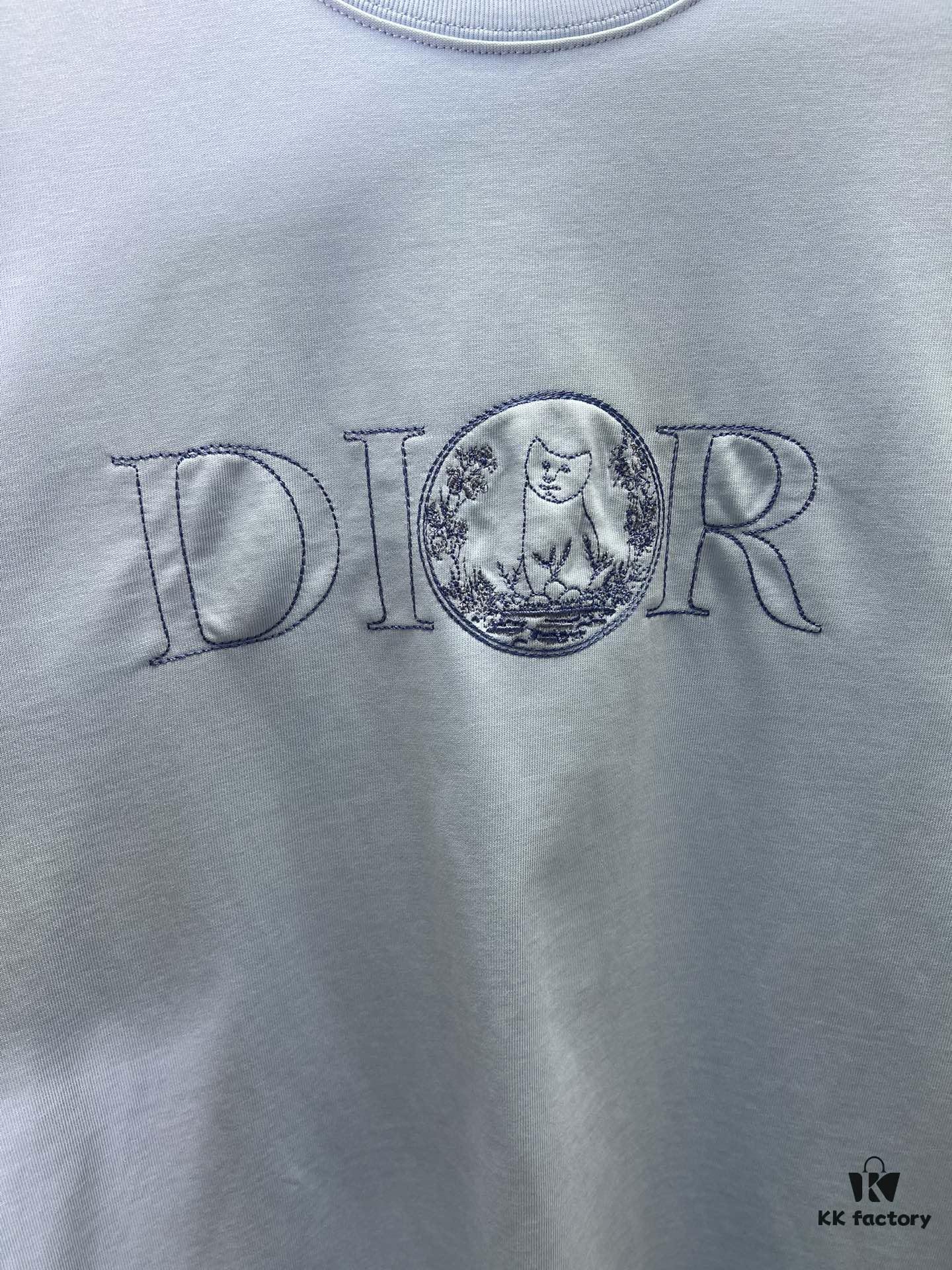 6931a05bccd8ab3d7af9421c Dior 25SS New Arrival T-Shirt Featuring Signature Motif from the Dior and Hylton Nel Collaboration Collection