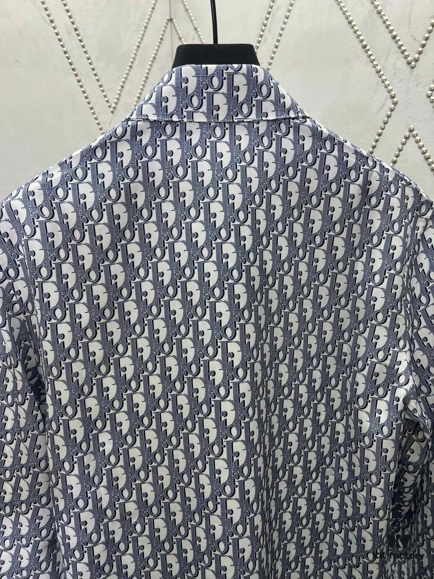 6931a05cccd8ab3d7af94233 Dior 25SS New Arrival Outerwear Shirt Featuring the Iconic Oblique Print