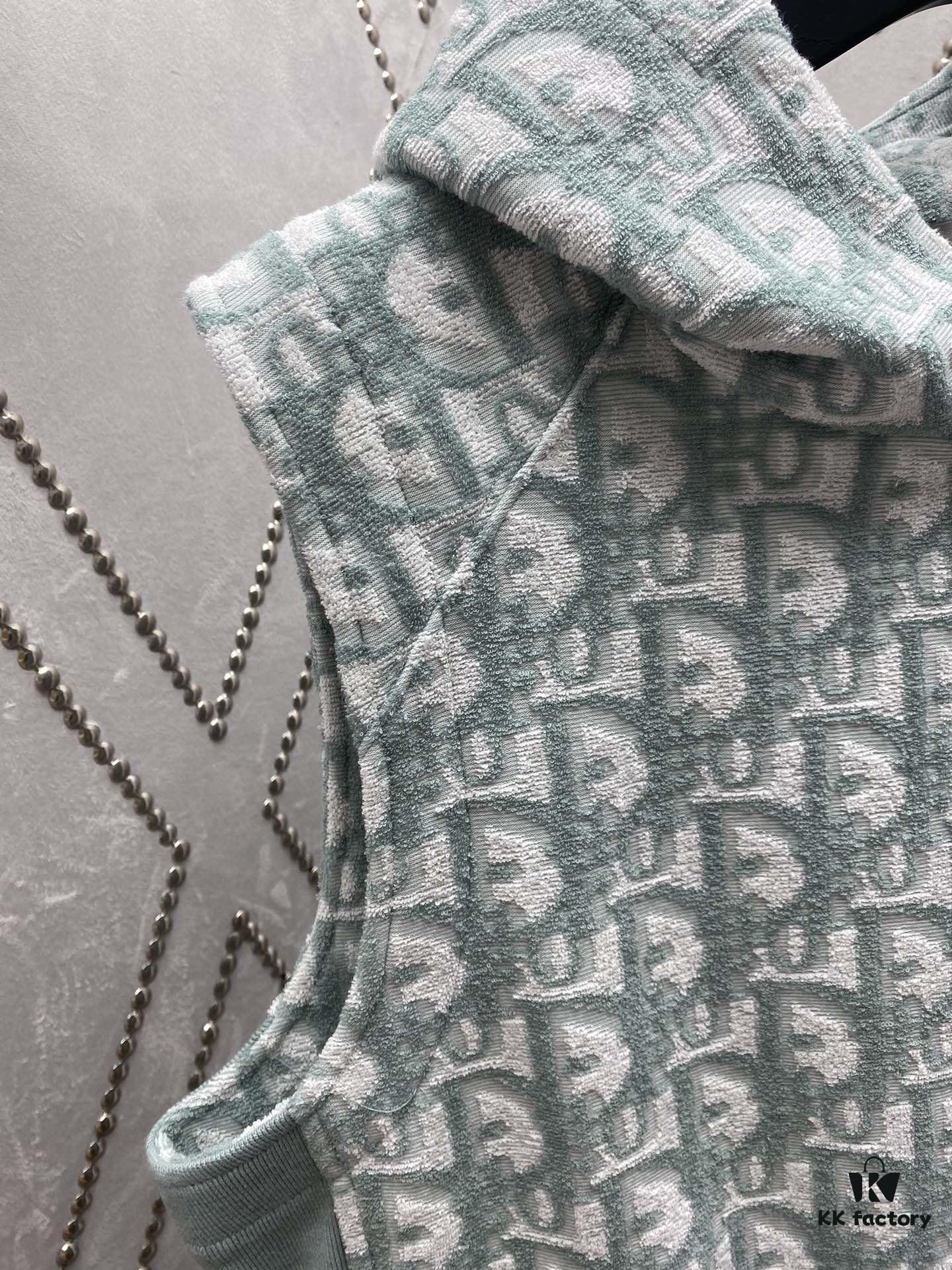 6931a05dccd8ab3d7af94242 Dior 24SS New Arrival Sleeveless Hooded Sweatshirt from the 2024 Beachwear Capsule Collection, Featuring the Iconic Oblique Print