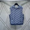 6931a05eccd8ab3d7af94248 Dior 24SS New Arrival Sleeveless Hooded Sweatshirt from the 2024 Beachwear Capsule Collection, Featuring the Iconic Oblique Print