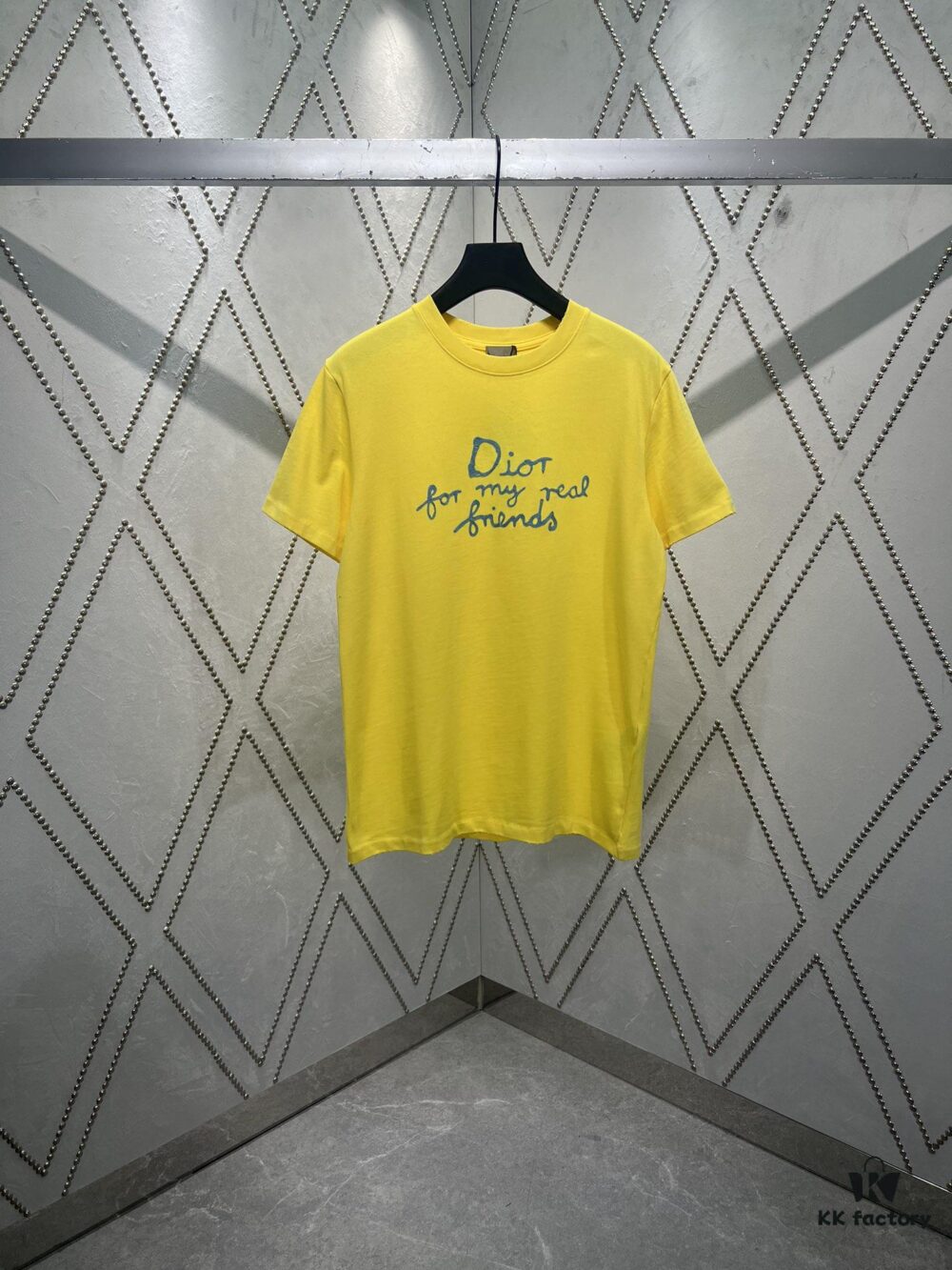 6931a05eccd8ab3d7af9425b Dior 25SS New Arrival T-Shirt Featuring the Dior For My Real Friends Logo from the DIOR AND HYLTON NEL Collaboration Collection
