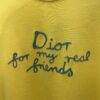 6931a05fccd8ab3d7af9425e Dior 25SS New Arrival T-Shirt Featuring the Dior For My Real Friends Logo from the DIOR AND HYLTON NEL Collaboration Collection