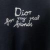 6931a05fccd8ab3d7af94268 Dior 25SS New Arrival T-Shirt from the Dior and Hylton Nel Collaboration Collection Features 'Dior For My Real Friends' Logo