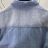 6931a060ccd8ab3d7af94276 Dior 25SS Spring Collection New Arrival Denim Shirt with Single-Breasted Button Closure and Chest Embroidered Logo Unisex Style