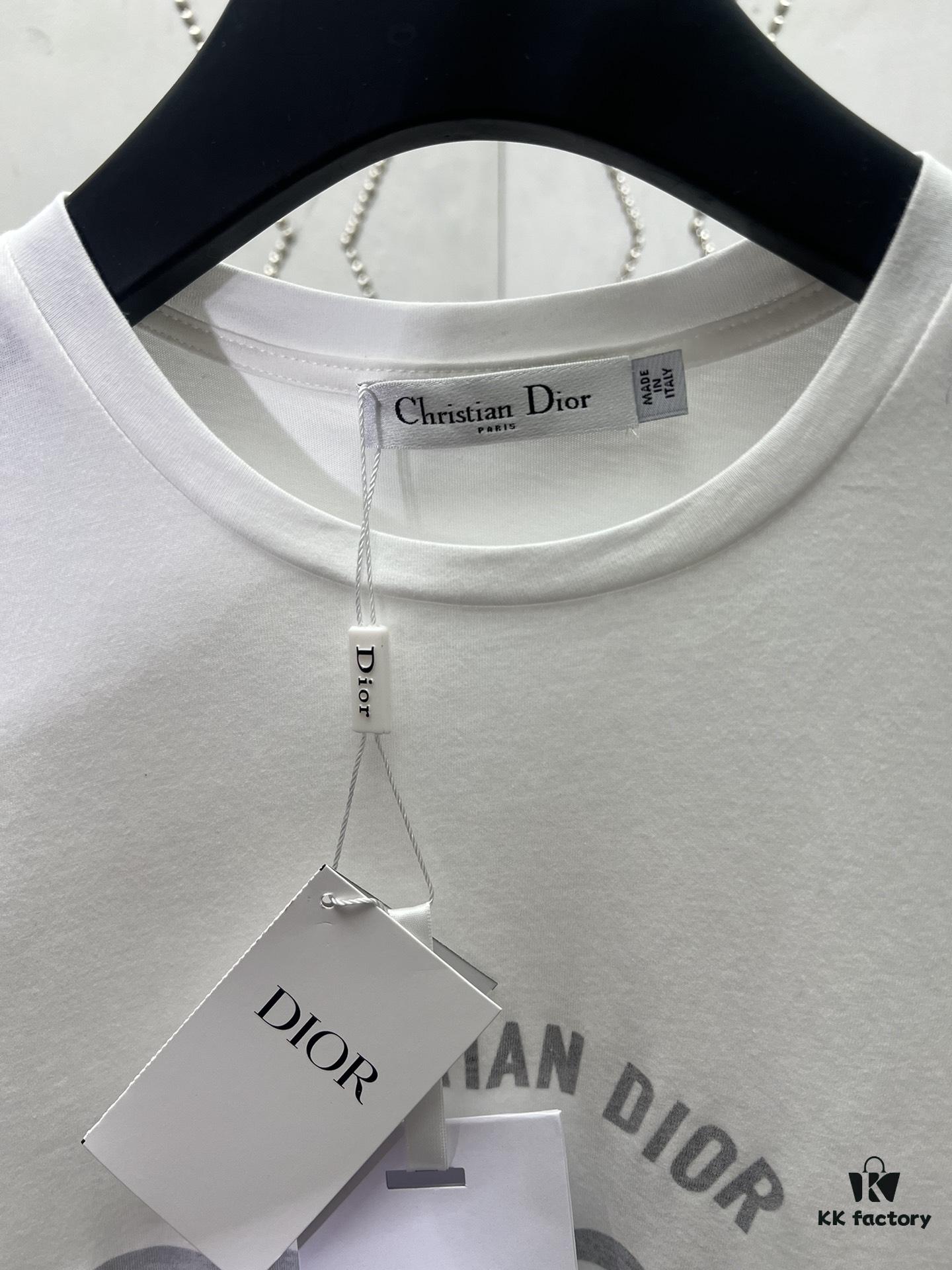 6931a061ccd8ab3d7af9428e Dior Spring/Summer 2025 Basic T-Shirt with Classic Print Design