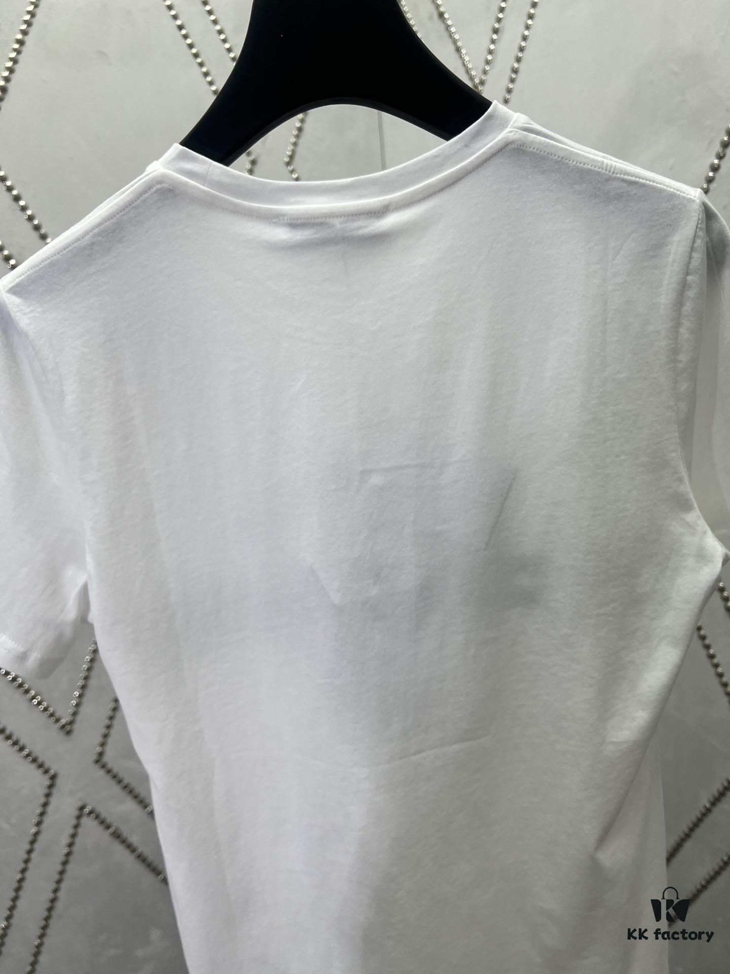6931a061ccd8ab3d7af94292 Dior Spring/Summer 2025 Basic T-Shirt with Classic Print Design