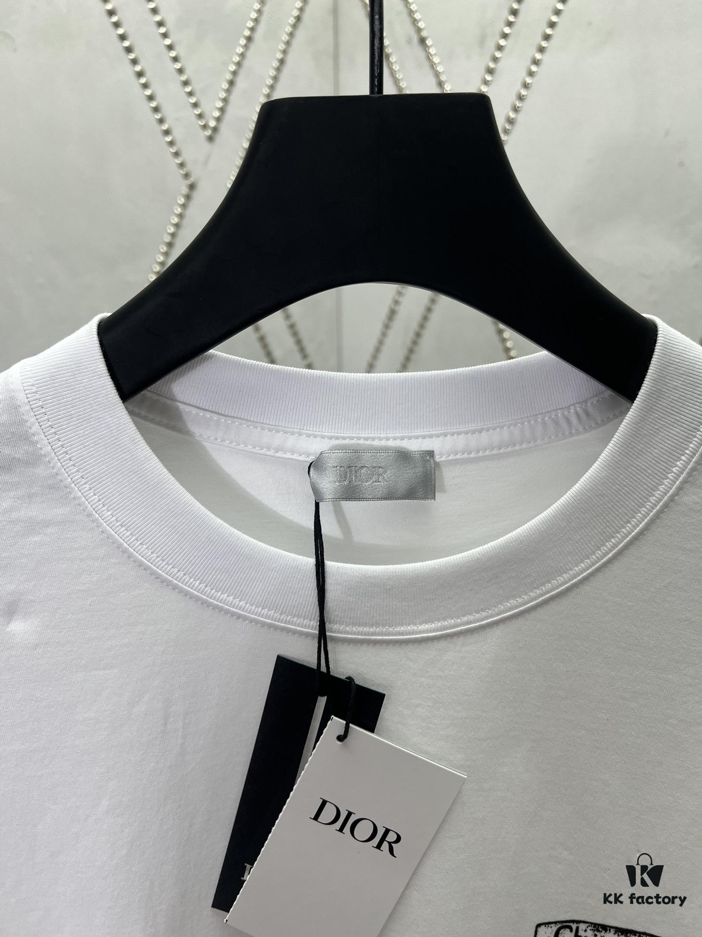 6931a063ccd8ab3d7af942bf Dior 25SS New Arrival T-Shirt Featuring Dior Archives Labels