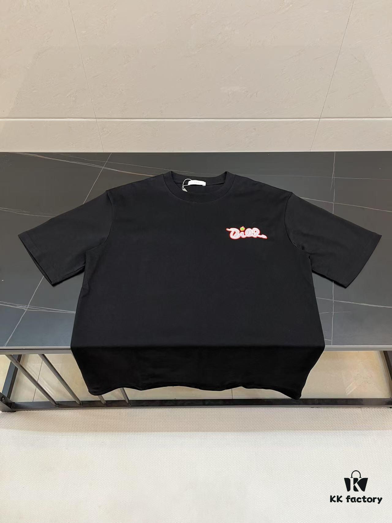 6931a064ccd8ab3d7af942d3 DIOR 2025 Year of the Snake Limited Edition Embroidered Snake Short Sleeve T-Shirt