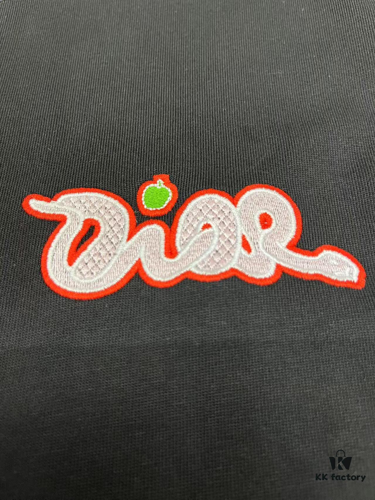 6931a064ccd8ab3d7af942d8 DIOR 2025 Year of the Snake Limited Edition Embroidered Snake Short Sleeve T-Shirt