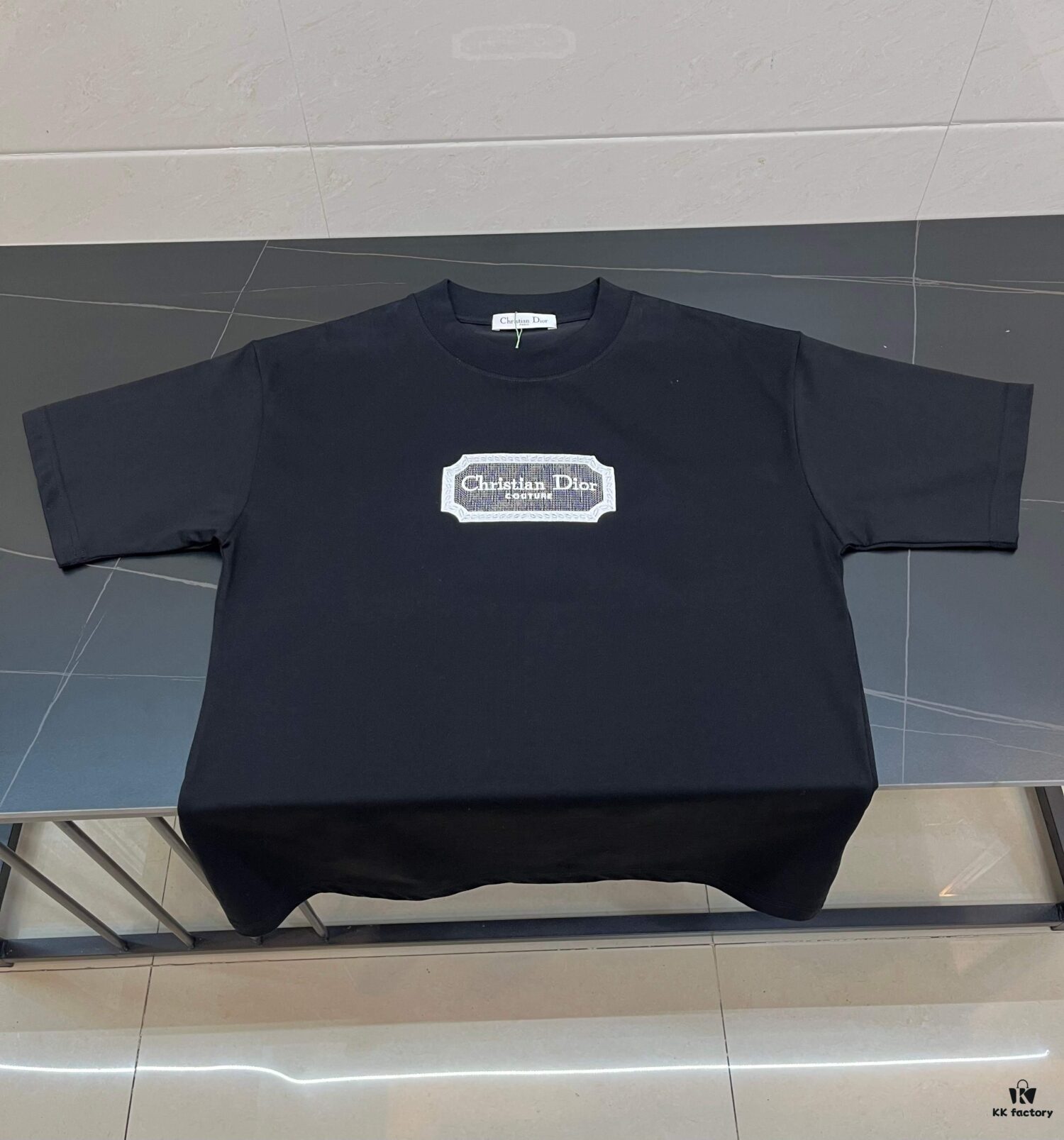 6931a065ccd8ab3d7af942dc DIOR New Classic Embroidered Short Sleeve T-Shirt