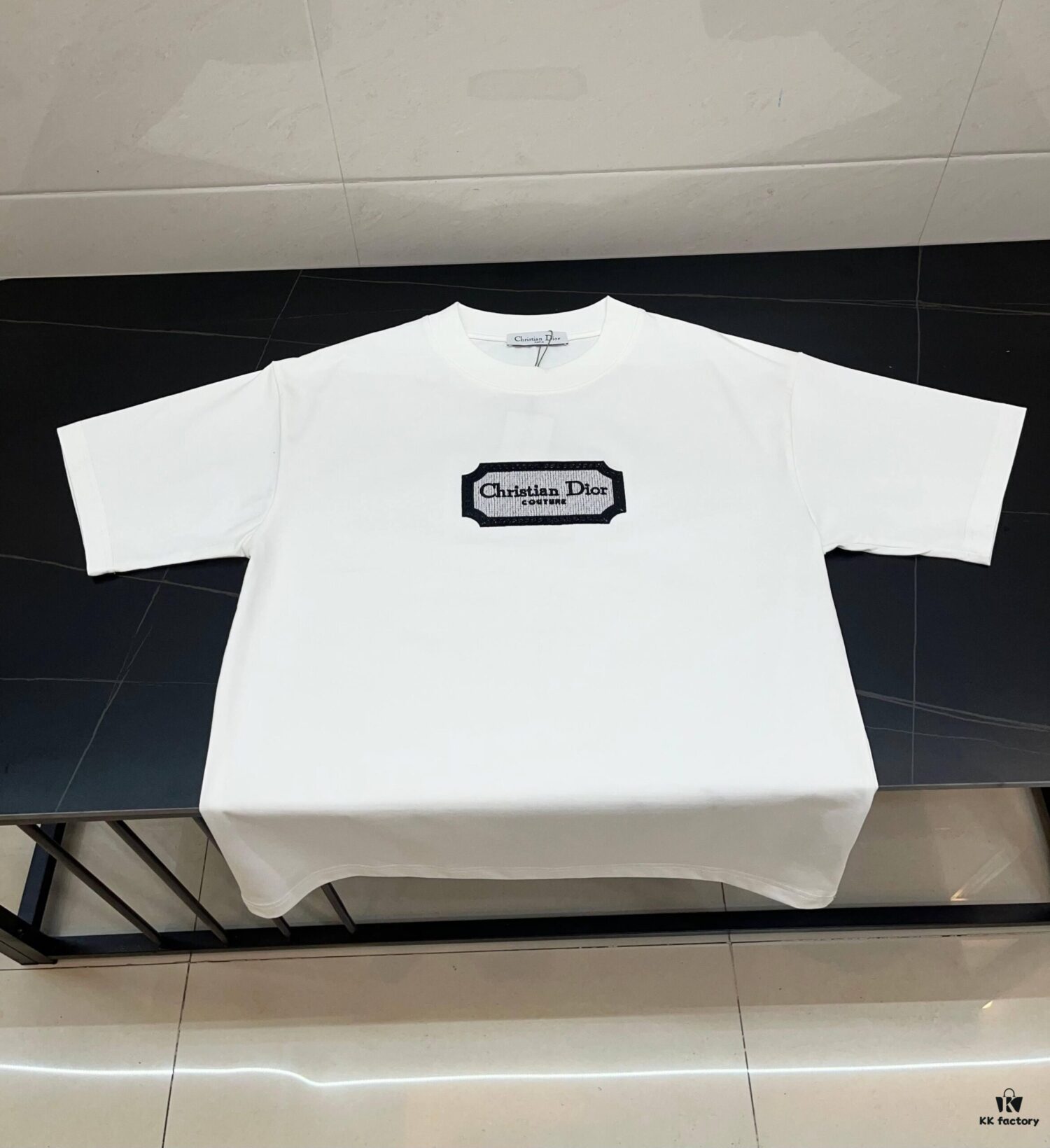 6931a065ccd8ab3d7af942dd DIOR New Classic Embroidered Short Sleeve T-Shirt