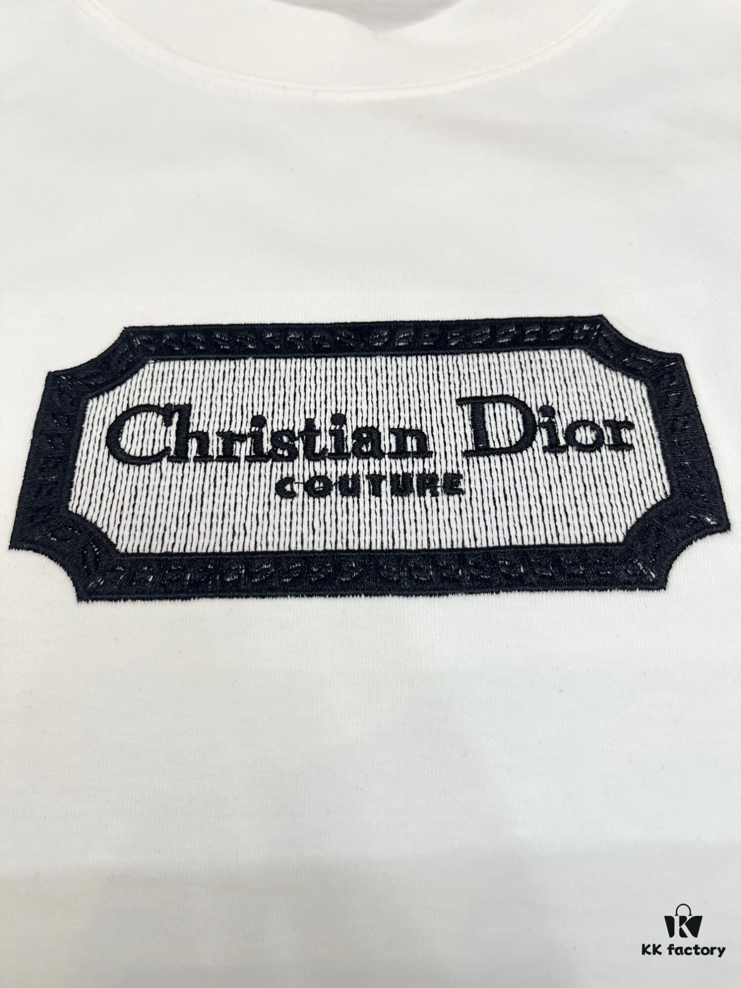 6931a065ccd8ab3d7af942df DIOR New Classic Embroidered Short Sleeve T-Shirt