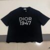 6931a065ccd8ab3d7af942e5 DIOR Dior Embroidered Round Neck Short Sleeve T-Shirt, 280g Double-Layer Pure Cotton Fabric, Exquisite Thousands-of-Needle Embroidery on Chest, Soft and Comfortable Fit, Premium Three-Label Version, Unisex Design