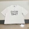 6931a065ccd8ab3d7af942e6 DIOR Dior Embroidered Round Neck Short Sleeve T-Shirt, 280g Double-Layer Pure Cotton Fabric, Exquisite Thousands-of-Needle Embroidery on Chest, Soft and Comfortable Fit, Premium Three-Label Version, Unisex Design