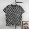 6931a068ccd8ab3d7af94317 New Dior 2024 Spring/Summer CD Cotton Short Sleeve Loose T-Shirt, Knitted All-Over Print Unisex