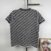 6931a068ccd8ab3d7af94318 New Dior 2024 Spring/Summer CD Cotton Short Sleeve Loose T-Shirt, Knitted All-Over Print Unisex