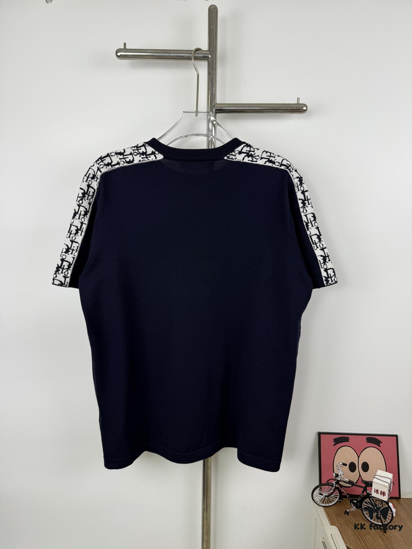 6931a069ccd8ab3d7af94321 New DIOR 2024 Summer Short-Sleeve T-Shirt with Webbing Design
