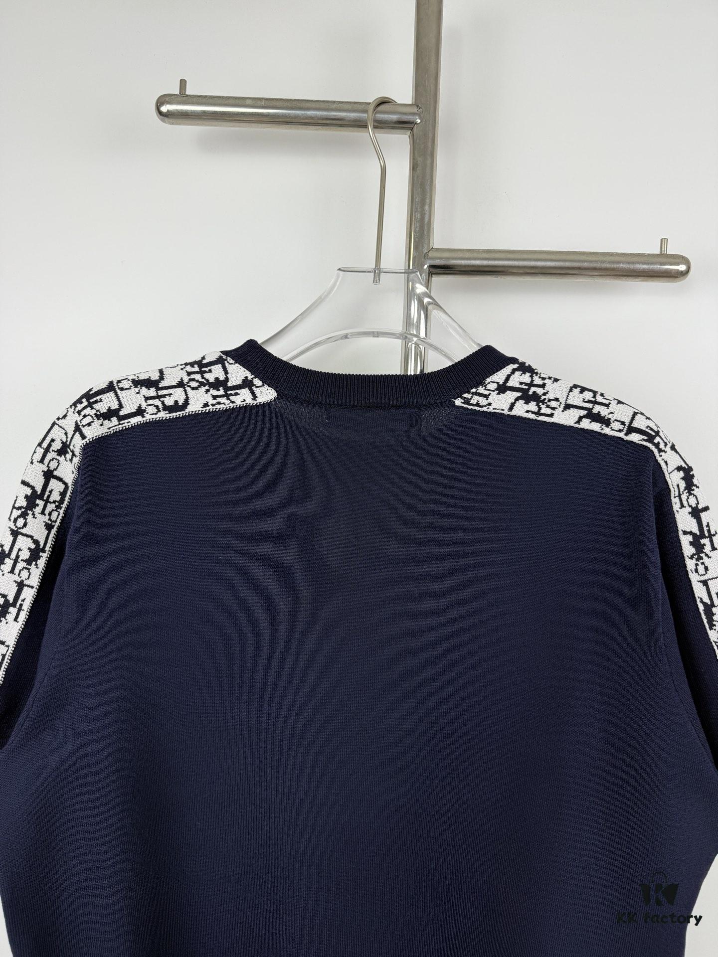 6931a069ccd8ab3d7af94324 New DIOR 2024 Summer Short-Sleeve T-Shirt with Webbing Design